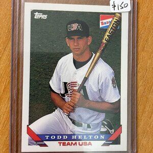 1993 Bazooka Team USA #11 Todd Helton